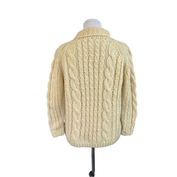 Vintage made in Italy for Stewart’s Baltimore cream wool sweater size S - Picture 3 of 8